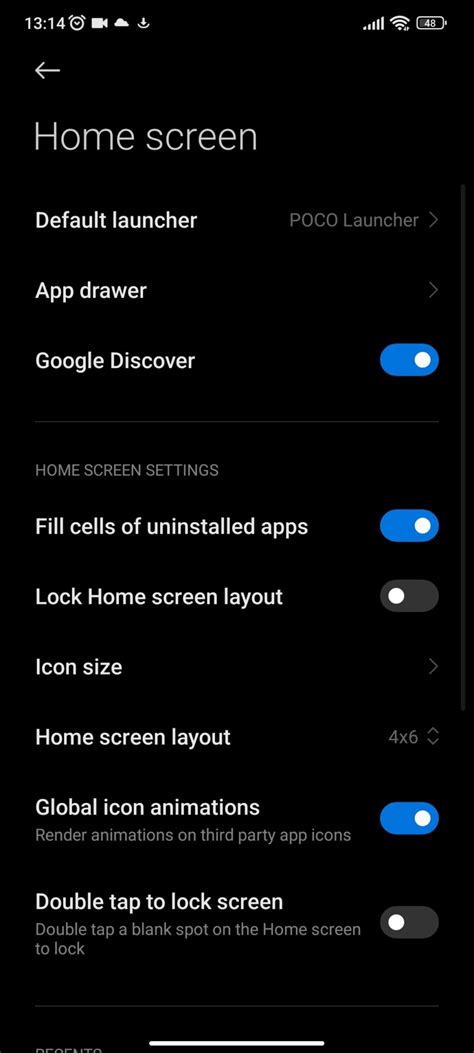 How to Open POCO Launcher Settings