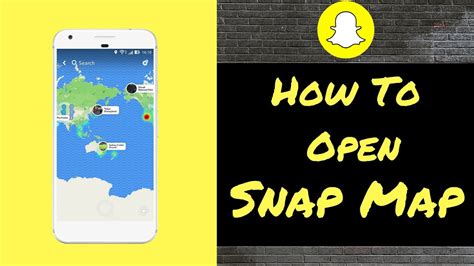 How to Open Snapchat Map