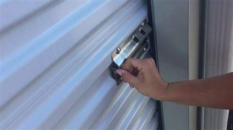 Opening a Storage Unit Door