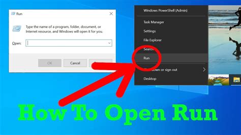 How to Open the Run Box on Windows 10