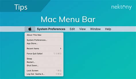 How to Pin Menu Items to Mac Menu Bar using System Preferences