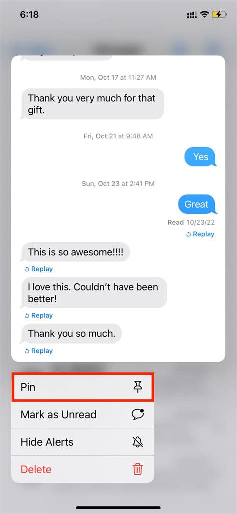 How to Pin Conversations in iMessage