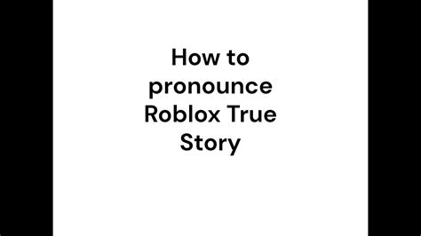 How to Pronounce Roblox - YouTube
