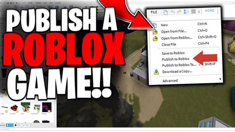How to Publish a Game in Roblox