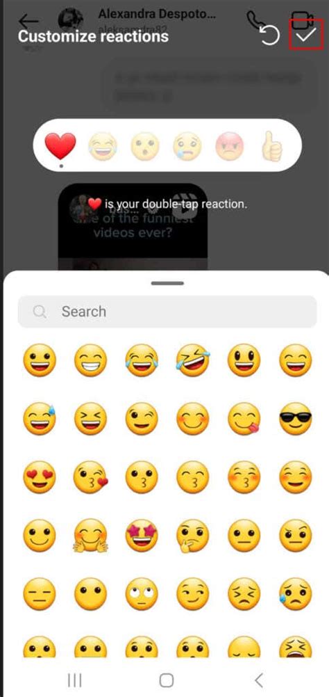 How to React With Emojis in Instagram Messages on Mobile and PC