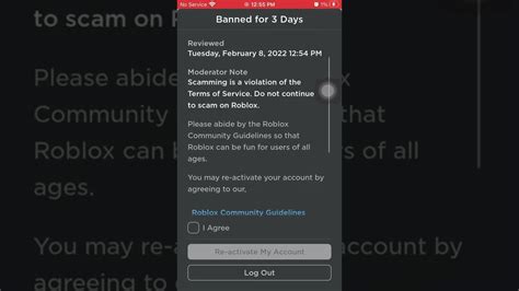 How to Reactivate Roblox account after ban for 7 days or 3 days 
