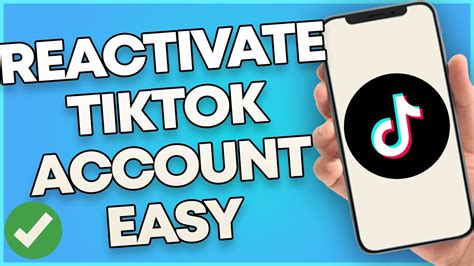 How to Reactivate TikTok