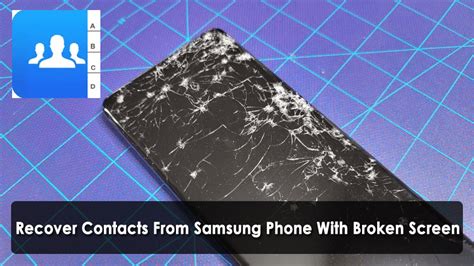 How to Recover Contacts With a Broken Screen