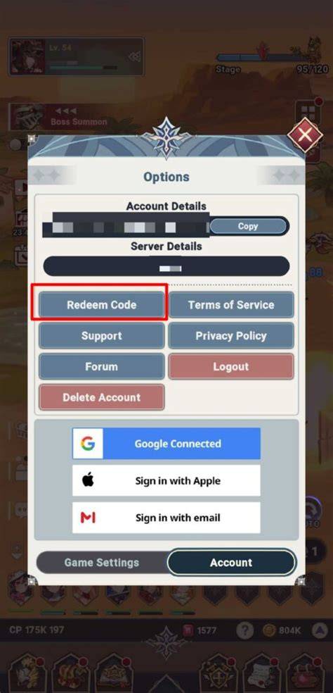 What you need before redeeming a code