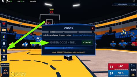 How to Redeem Codes for Basketball Legends