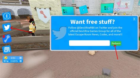 How to Redeem Escape Room Codes in Roblox
