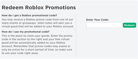 How to Redeem Roblox Promo Codes