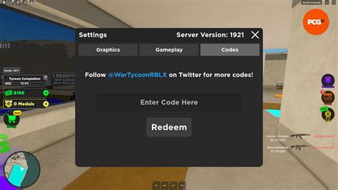 How to Redeem War Tycoon Codes