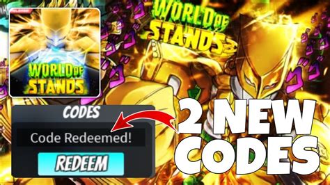 How to Redeem World of Stands Codes