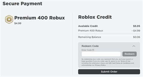 How to Redeem Your Roblox Credit