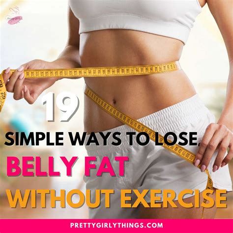 How to Reduce Belly Fat Without Exercise!