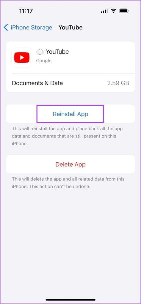 Step 4: Reinstall the App