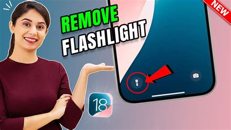 How to Remove Flashlight from iPhone Lock Screen (on iOS 18)