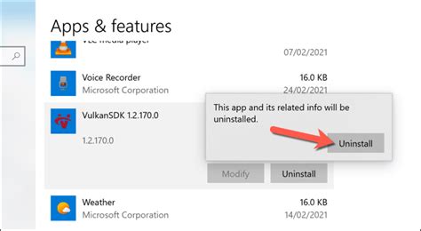 How to Remove VulkanRT on Windows 10