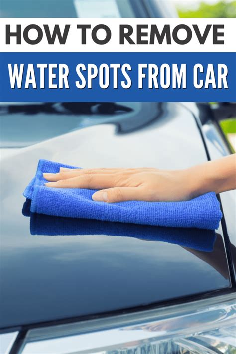 How to Remove Water Spots from Your Car