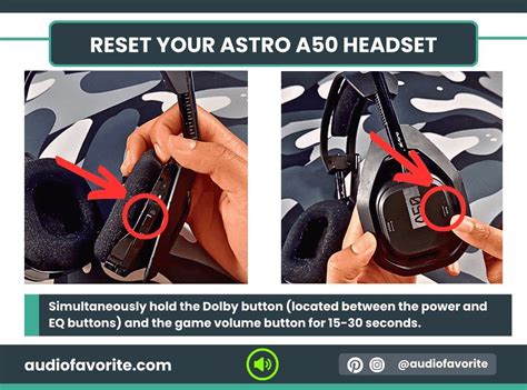 How to Reset Astro A50: Step-by-Step Solution