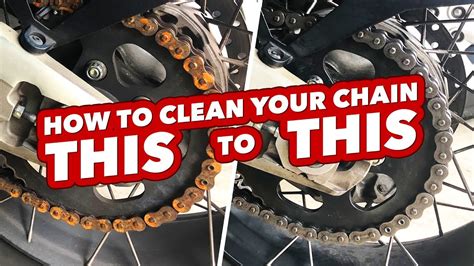 Restore a Motorcycle Chain