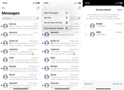 How to Retrieve Messages on iPhone from Recently Deleted Messages