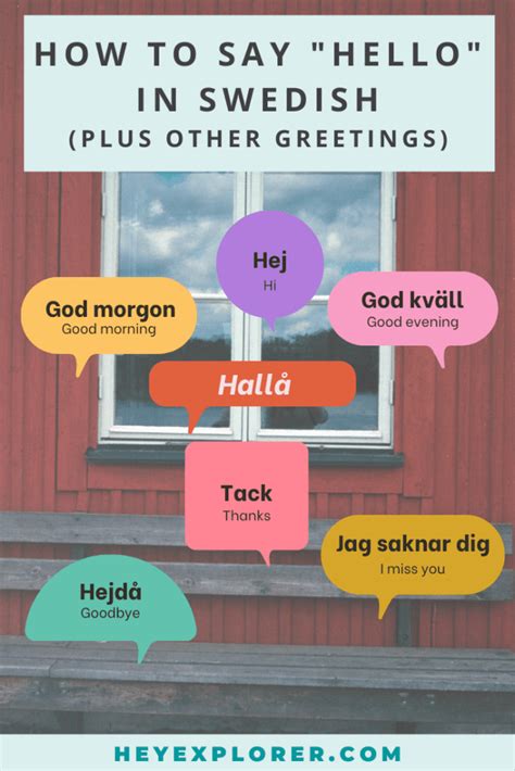 How To Say Hey In Swedish Naturally