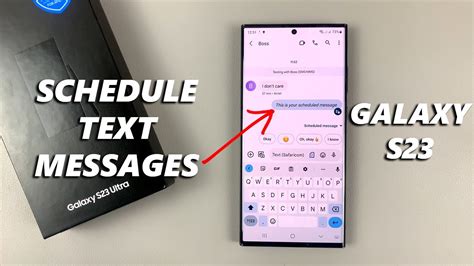 How to Schedule Text Messages on Samsung