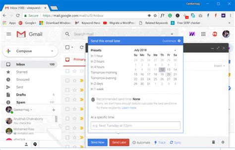 How to Schedule an Email in Gmail using Mixmax