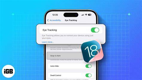 How to Click with Eye Tracking iOS 18