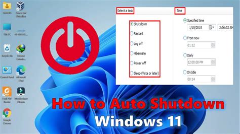 How to Set Automatic Shutdown in Windows 11