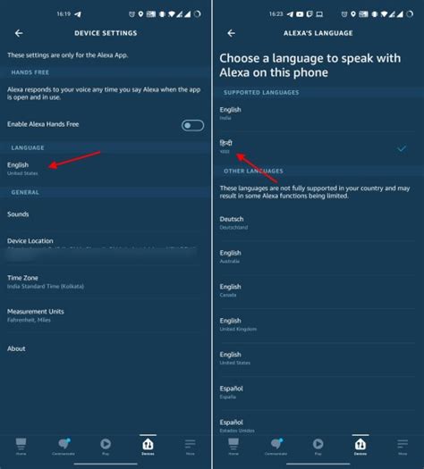 How to Set Language As Hindi in Alexa App