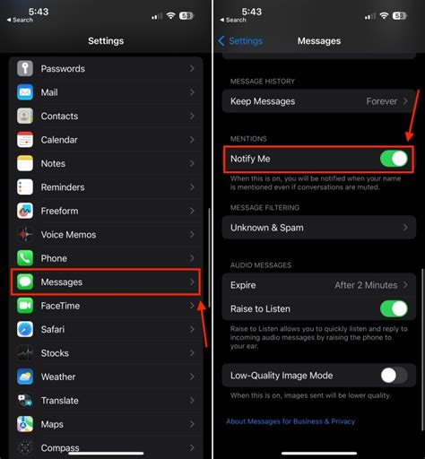 How to Set Notifications for Mentions in iMessage