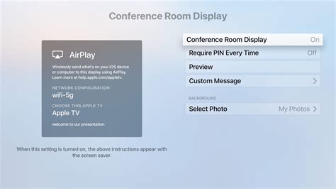 How to Set Up and Use Conference Room Display on Apple TV