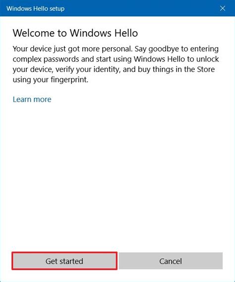 How to Set up Windows Hello Fingerprint
