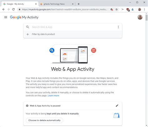 How to Setup Auto-Deletion of Web &amp; App Activity