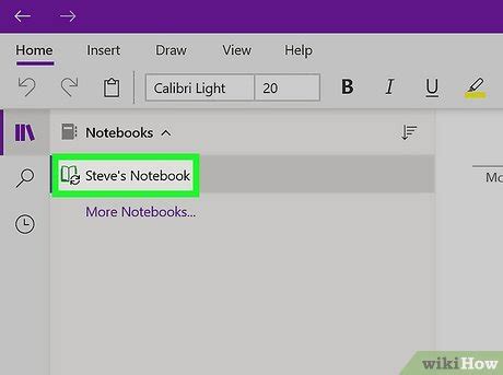 How to Share OneNote Notebook on Windows
