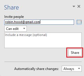 How to Share Your Document With Others