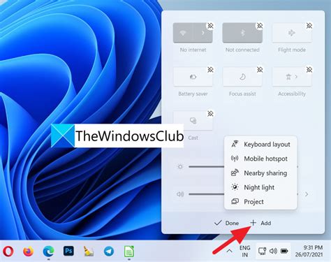 How to Show Or Hide items in Windows 11 Taskbar Corner Overflow