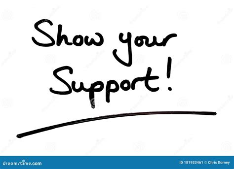 How to Show Your Support 