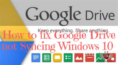 How to Solve Google Drive Not Syncing on Windows 10