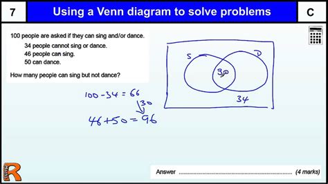 How to Solve Word Problems Using a Venn Diagram. [HD] - YouTube