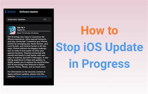 How to Stop Ios 14 Update in Progress