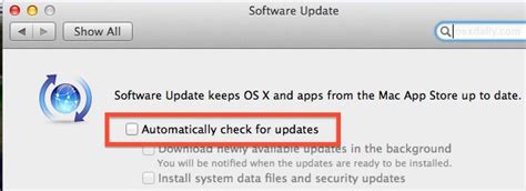 How to Stop Software Update from Bugging You in Mac OS X
