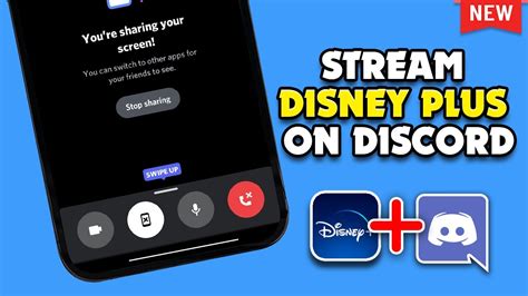 How to Stream Disney Plus on Discord on a Mobile Device