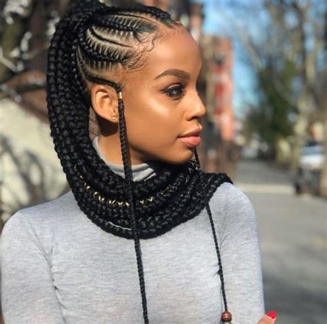 How to Style Your Own Cornrow Ponytail