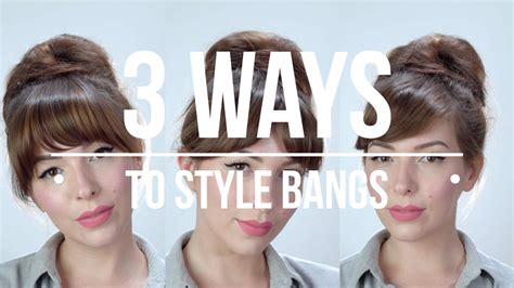 How to Style and Maintain Your Bangs