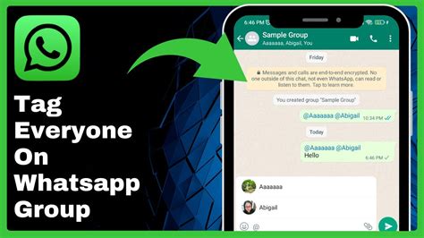 How to Tag All People in WhatsApp Group Chat