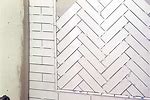 How to Tile Herringbone Pattern Tutorial